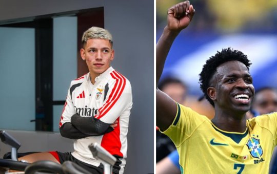 Torcida do Flamengo vaia jogador acusado de racismo contra Vini Jr em amistoso com o Benfica