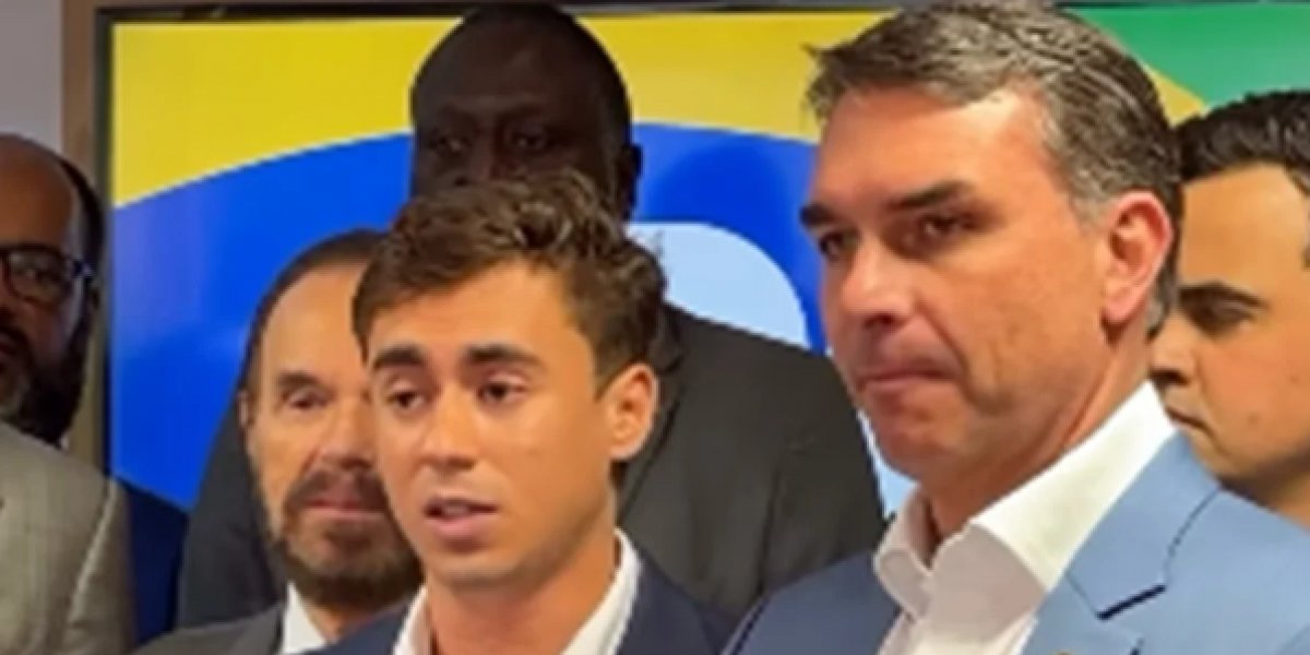 Nikolas Ferreira reforça apoio a Flávio Bolsonaro após divulgação de carta de Jair Bolsonaro
