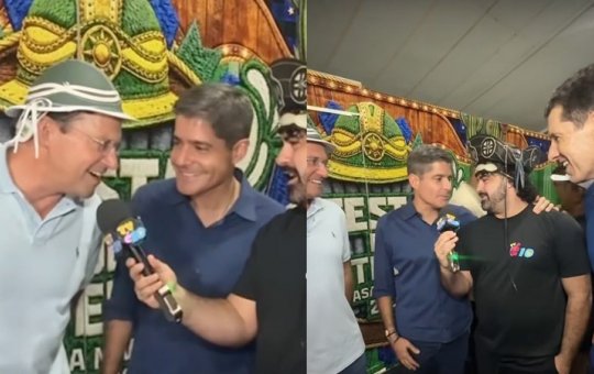 ACM Neto se nega a gemer em entrevista e João Roma surpreende mostrando como se faz