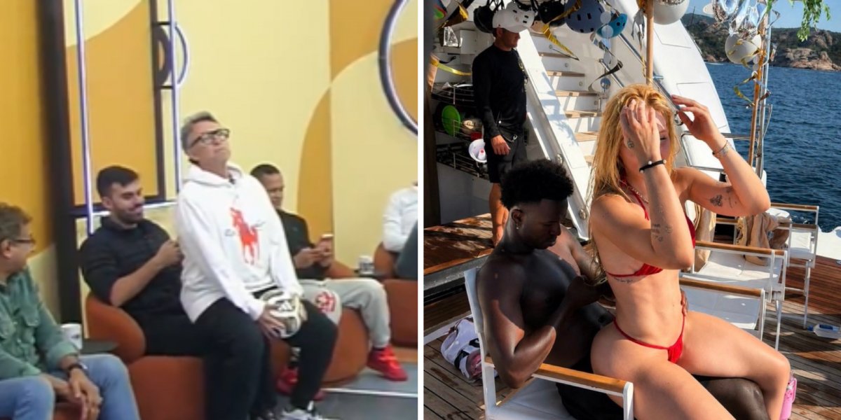 Craque Neto ironiza foto de Vini Jr. e Virginia ao vivo e faz imitação 