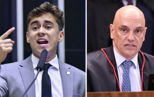 Nikolas diz que Moraes faz "propaganda" para Flávio Bolsonaro e compara caso com prisão de Lula