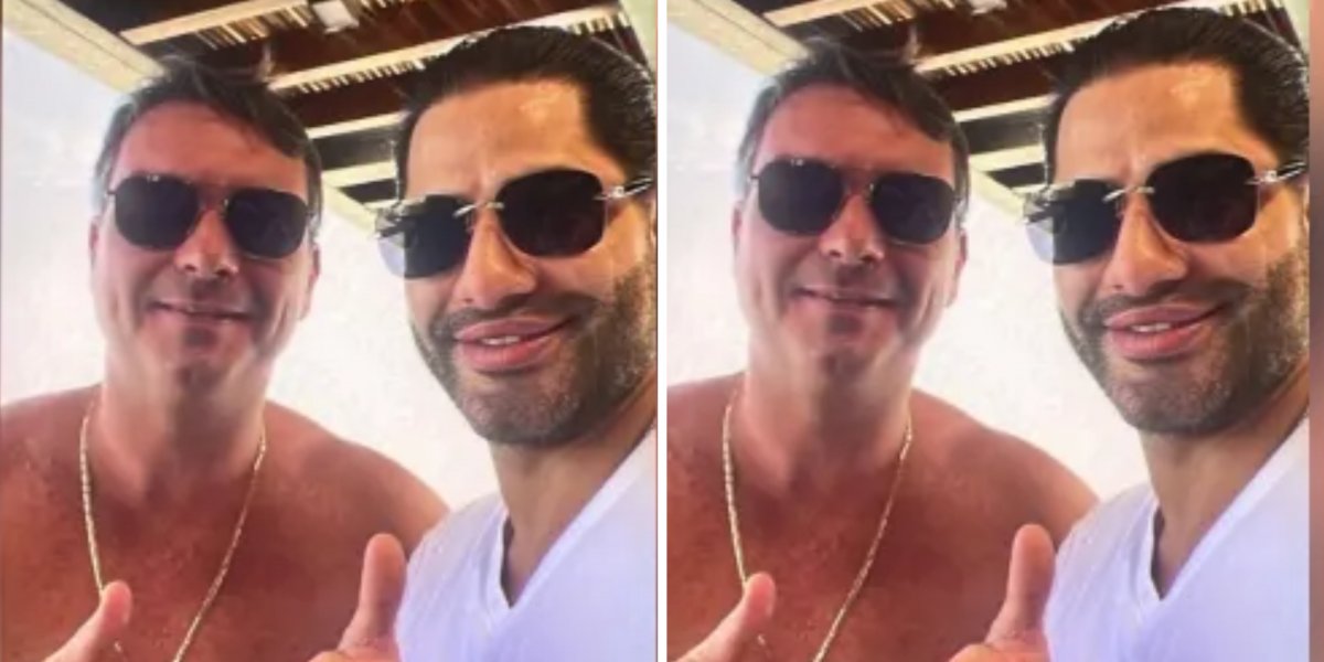 Flávio Bolsonaro aparece em foto com "Sicário", apontado pela PF como operador de Daniel Vorcaro