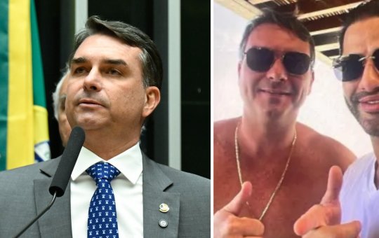 Flávio Bolsonaro rebate repercussão de foto com Sicário: "Tiro foto com várias pessoas todos os dias"
