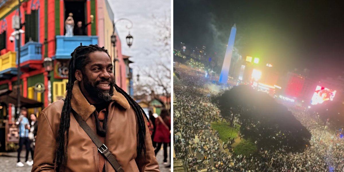 Lázaro Ramos fica 'ilhado' em hotel durante festa da Argentina em Buenos Aires