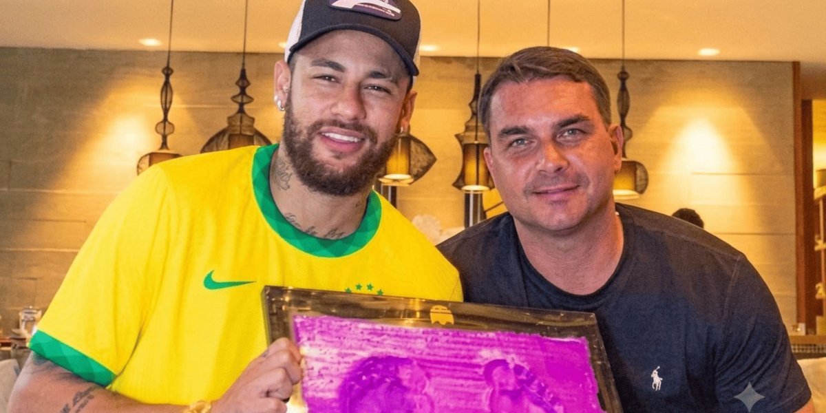 Flávio Bolsonaro pede que Neymar se inspire em Messi para a disputa de mais uma Copa do Mundo: 'Ele vai destruir'