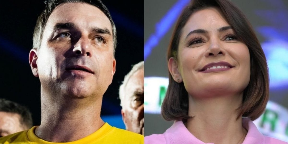 "Hoje em dia eu não tenho relação com ela", diz Flávio Bolsonaro sobre Michelle