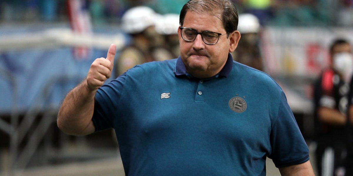 Invicto e com moral, Guto completa 100 jogos à frente do Bahia contra o Flamengo