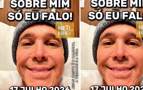 Netinho volta a ser internado após sentir dores no peito durante tratamento contra linfoma