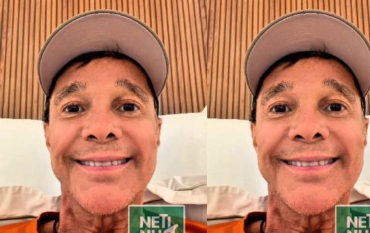 Netinho mostra evolução no tratamento, caminha pelo hospital e faz brincadeira com anestesista