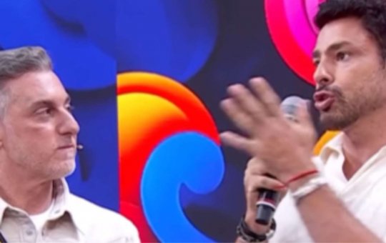 Cauã Reymond é interrompido por Luciano Huck ao falar sobre bets e momento repercute na web
