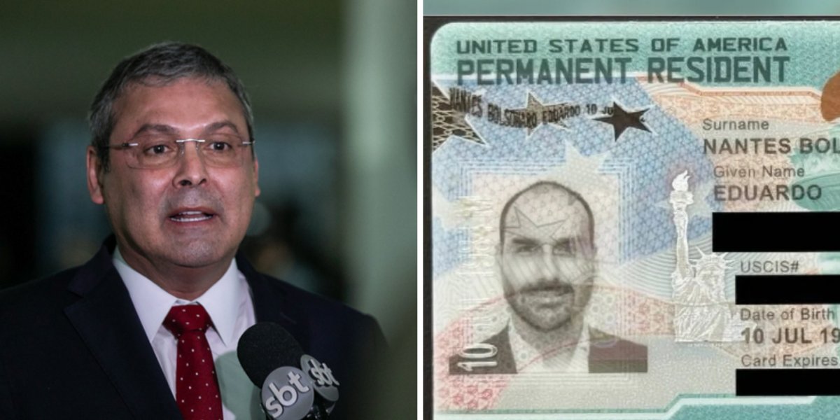 Lindbergh Farias diz que green card de Eduardo Bolsonaro é recompensa por serviços prestados