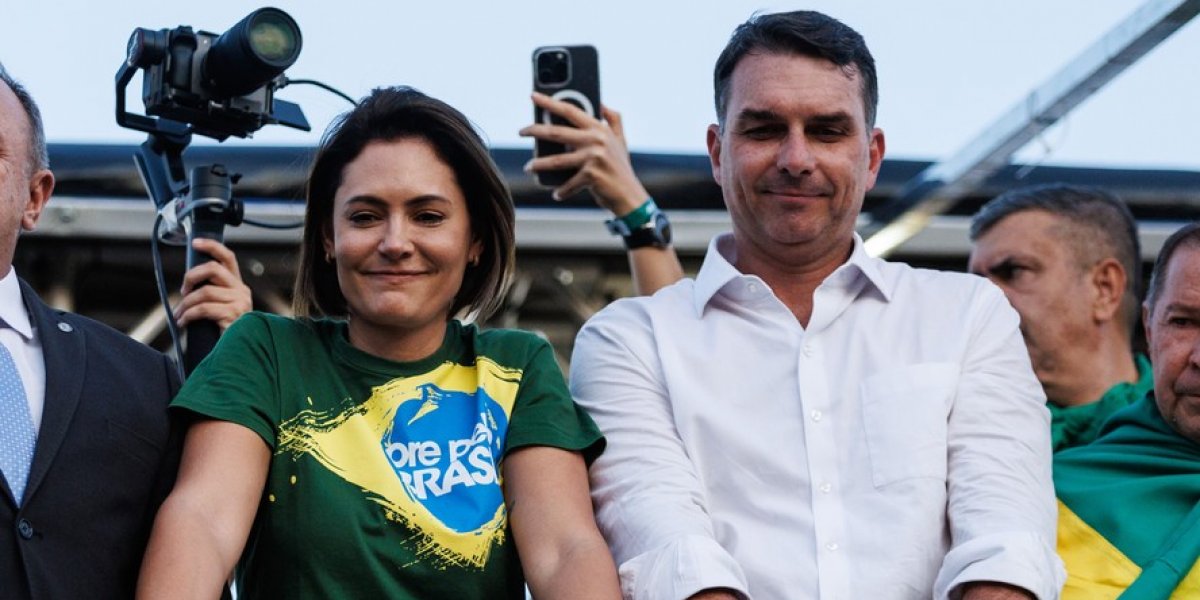 PL mantém Michelle como prioridade para o Senado e quer Milei na convenção de Flávio Bolsonaro