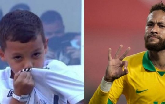Neymar apoia garoto torcedor do Santos após postagem: “Onde vamos parar”