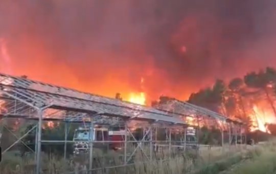 Incêndio florestal na França já destruiu 1.700 hectares e deixa dois bombeiros mortos