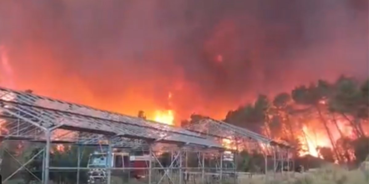 Incêndio florestal na França já destruiu 1.700 hectares e deixa dois bombeiros mortos