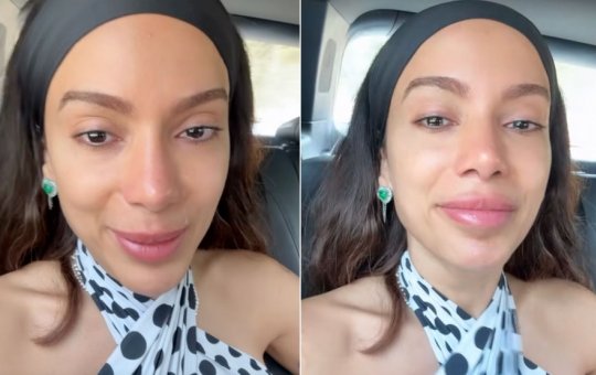 Anitta se emociona ao assistir novo projeto e diz: “É o trabalho mais lindo que já fiz na vida”