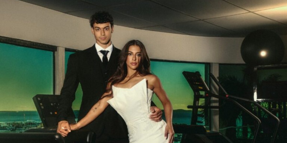 Filho de Carla Perez e Xanddy faz ensaio de casamento em academia antes de cerimônia
