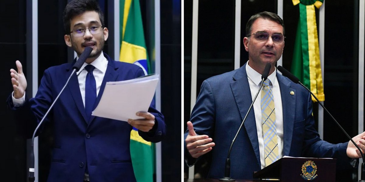 Kim Kataguiri diz ter vídeo de Flávio Bolsonaro traindo esposa com autoridade da república em festa de Vorcaro