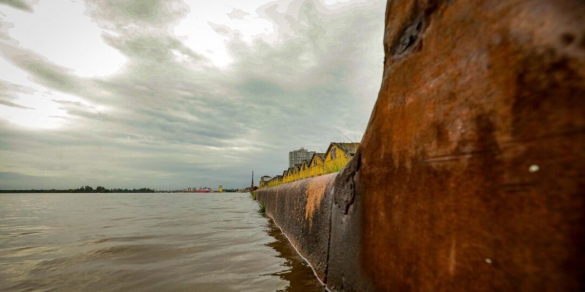Porto Alegre entra em alerta para risco de inundação na Região das Ilhas