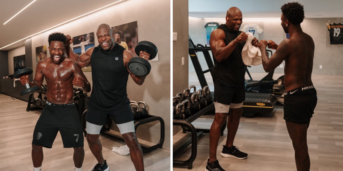 Vini Jr. e Terry Crews treinam juntos e mandam recado para Haaland: “Estamos esperando por você”