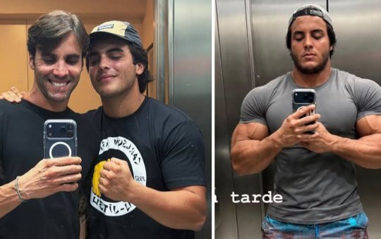 Daniel Cady fala sobre rumores sobre o uso de anabolizantes do seu filho Marcelinho