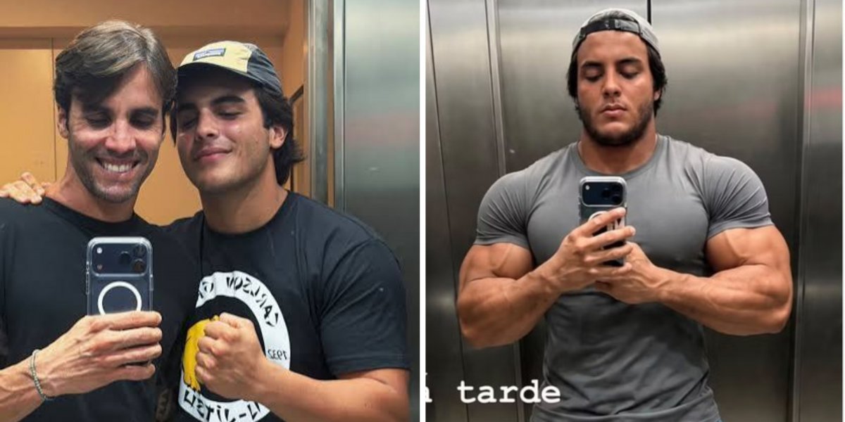 Daniel Cady fala sobre rumores sobre o uso de anabolizantes do seu filho Marcelinho