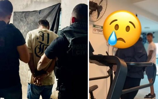 Suspeito de importunação sexual em academia é preso após tentar fugir em Simões Filho
