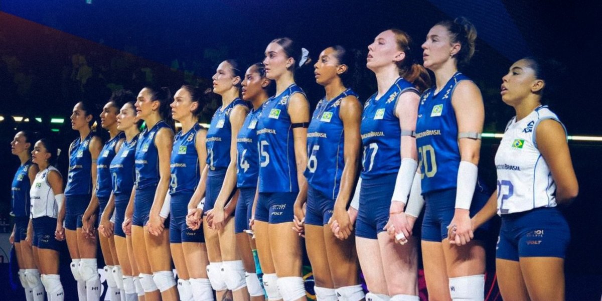 Brasil perde para a Turquia e fica com o vice-campeonato da Liga das Nações de Vôlei
