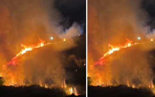 Fogos de chá revelação provocam incêndio em rancho turístico na Bahia