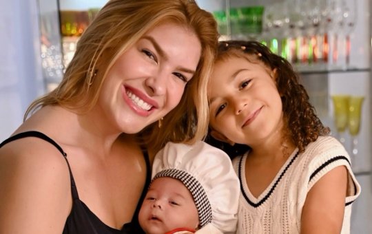 Lore Improta celebra dois meses de Levi com festa temática de mini chef