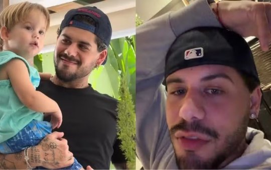 Após repercussão de vídeo com o filho, Zé Felipe se desculpa: “Pessoa pública deve satisfação, sim”