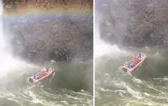 Turista holandês morre após embarcação virar em passeio nas Cataratas do Iguaçu