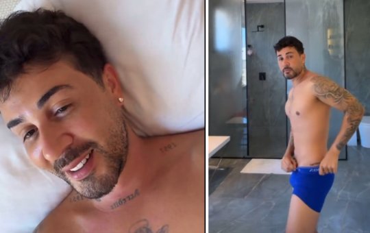 Carlinhos Maia rebate a críticas após vídeo de sunga nas redes sociais: "Um bando de rato" 