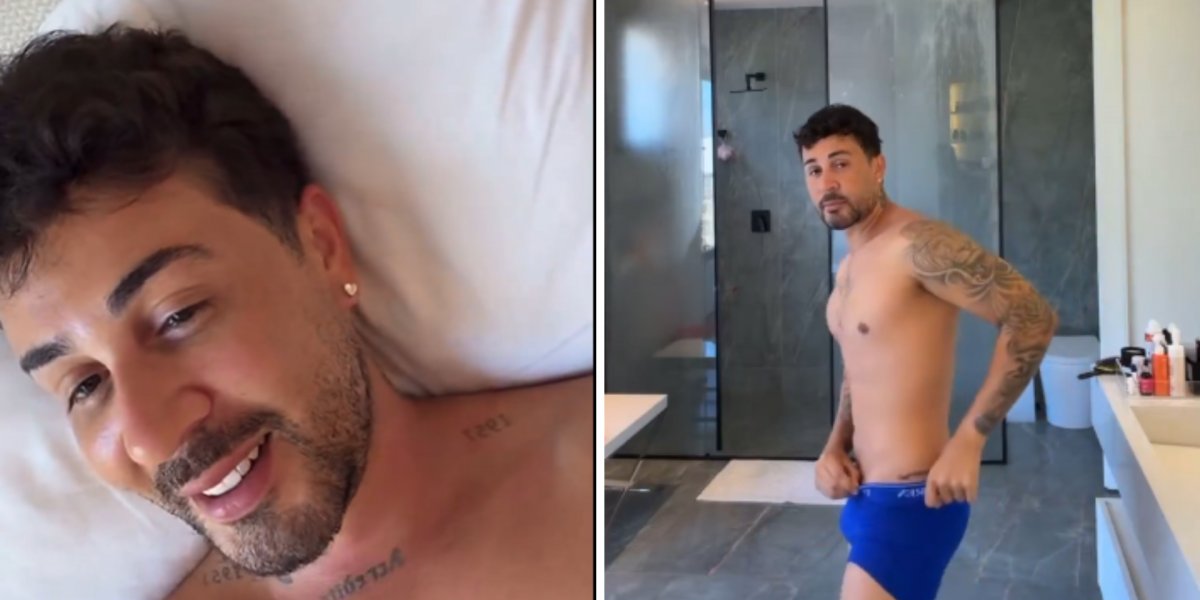 Carlinhos Maia rebate a críticas após vídeo de sunga nas redes sociais: "Um bando de rato" 