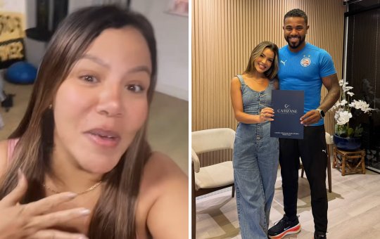 Mani Rego se pronuncia após casamento de Davi Brito com Emilly Araújo e diz: 'A gente sabe que venceu'