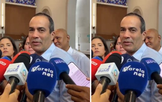 Bruno Reis fala sobre pesquisas e manda indireta: "Quando eu era candidato tinha 80% de aprovação"
