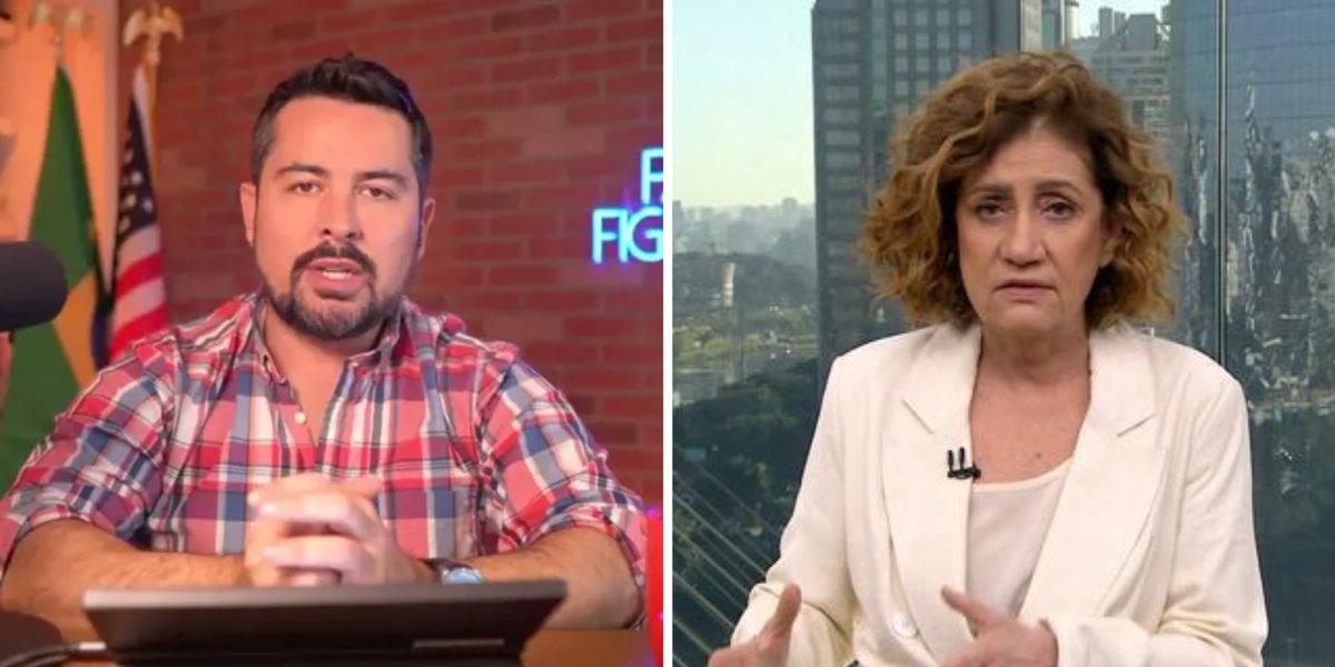 Paulo Figueiredo ataca Míriam Leitão e jornalistas da GloboNews durante transmissão ao vivo