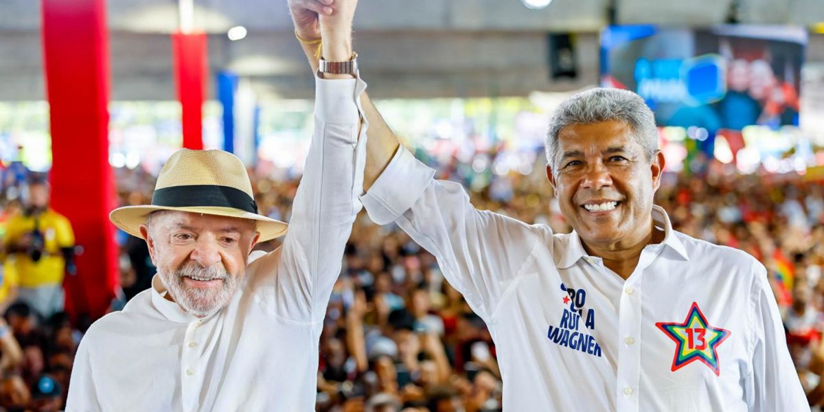 “Se for necessário, eu transfiro meu título pra votar em você aqui”, diz Lula a Jerônimo