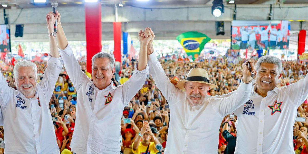 Lula se diz torcedor do Vitória e diz que Rubro-Negro foi “roubado” contra o Palmeiras
