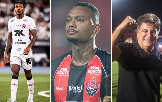 Após jogo polêmico entre Vitória e Palmeiras, STJD denuncia Cacá, Luan Cândido e Fábio Mota