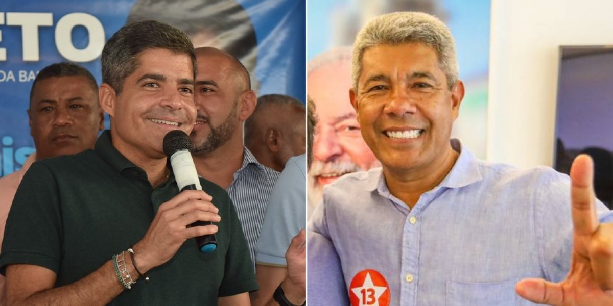 Nova pesquisa mostra ACM Neto à frente de Jerônimo na corrida pelo Governo da Bahia