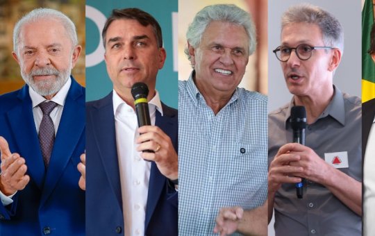 Flávio Bolsonaro e Zema ainda buscam vice na reta final das convenções; confira as chapas para 2026