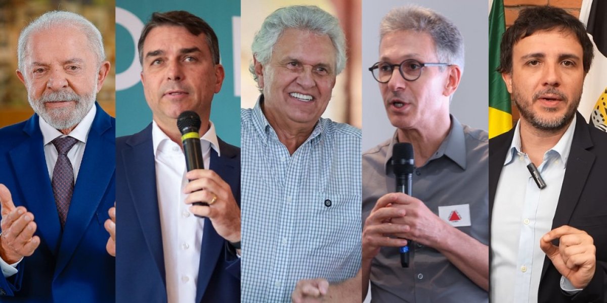 Flávio Bolsonaro e Zema ainda buscam vice na reta final das convenções; confira as chapas para 2026