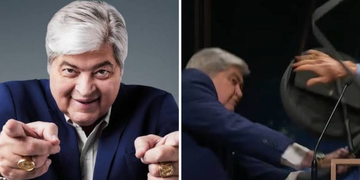 Datena transforma “cadeirada” em marca de campanha para deputado federal