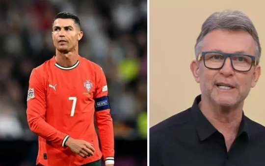 Craque Neto comemora após ser seguido por Cristiano Ronaldo