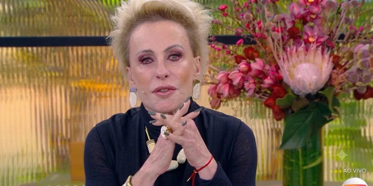 Ana Maria Braga se emociona ao homenagear amigo morto em acidente de moto