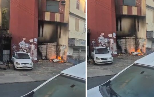 Incêndio atinge prédio abandonado na Baixa de Quintas, em Salvador