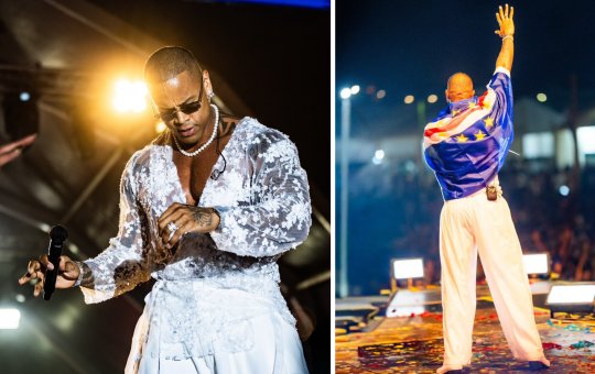 Léo Santana estreia em Cabo Verde com show lotado e homenagem à cultura local