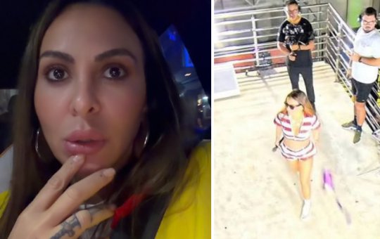 Alinne Rosa registra boletim de ocorrência após ser atingida por objeto durante micareta