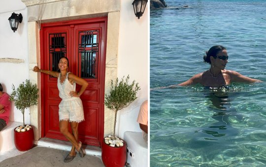 Ivete Sangalo curte dia de praia na Grécia e surpreende fãs com registros da viagem